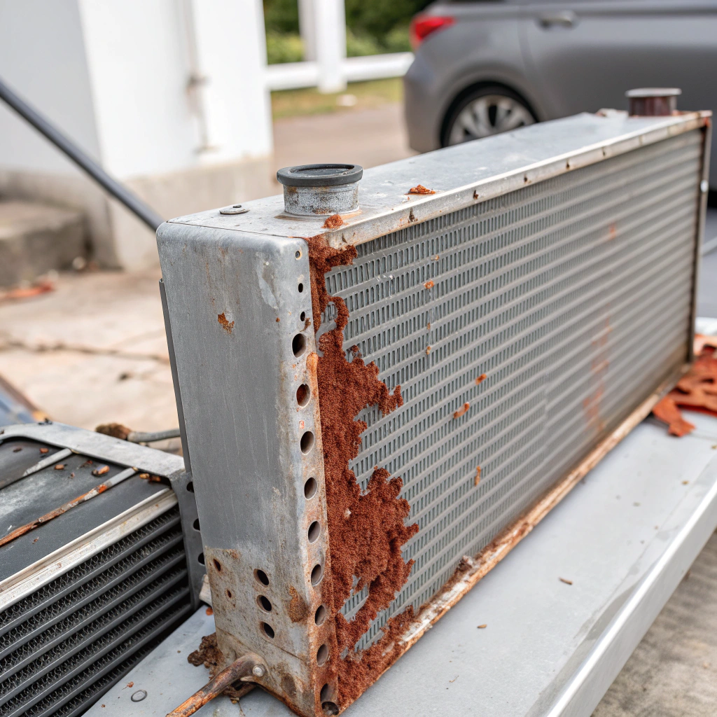 黒革のアンクルブーツ