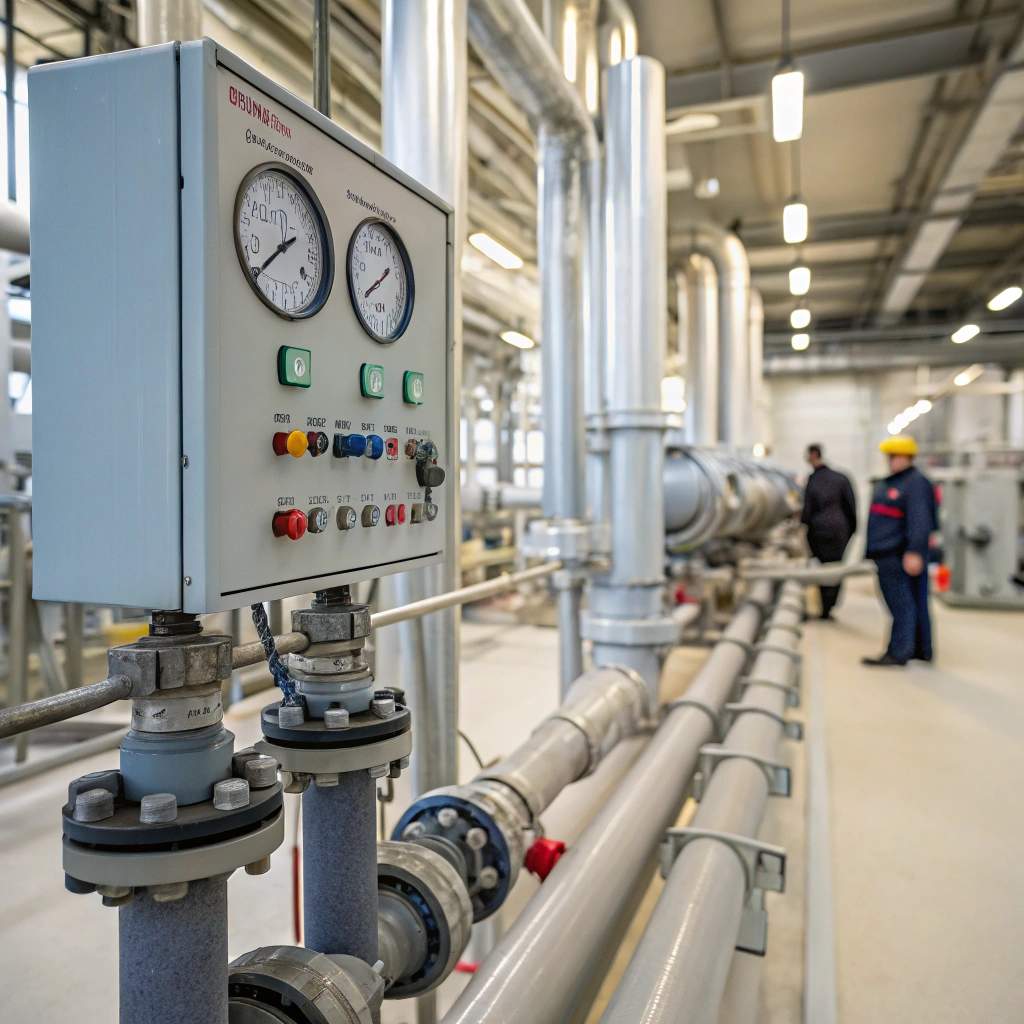blue leather high-back office chair