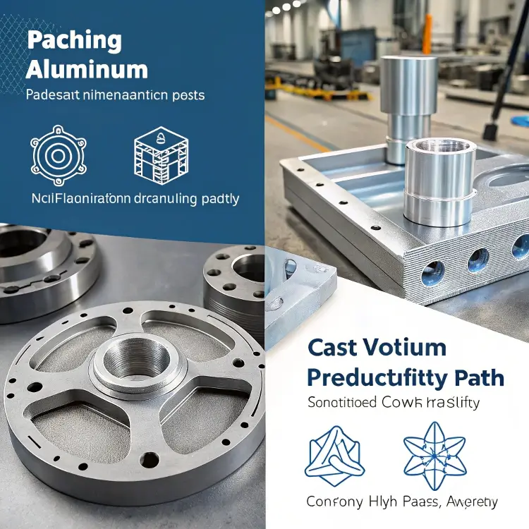Infographie sur l'usinage des pièces en aluminium et la fabrication