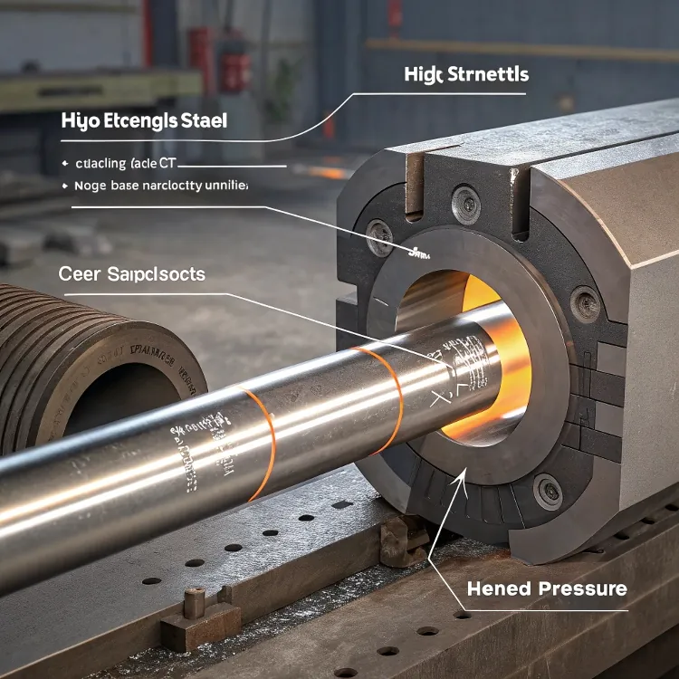 Industrial steel tube heat treatment process