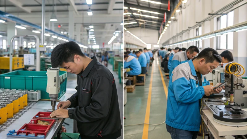 ベトナムと中国の工場における品質管理の比較