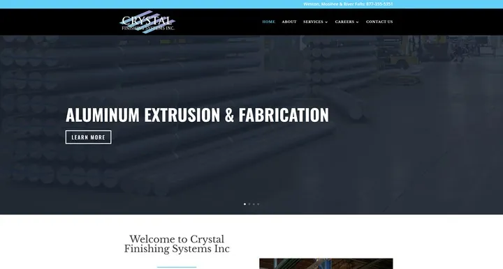 Crystal Finishing Aluminium-Strangpressen USA