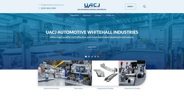 UACJ Aluminium-Strangpressen für die Automobilindustrie USA